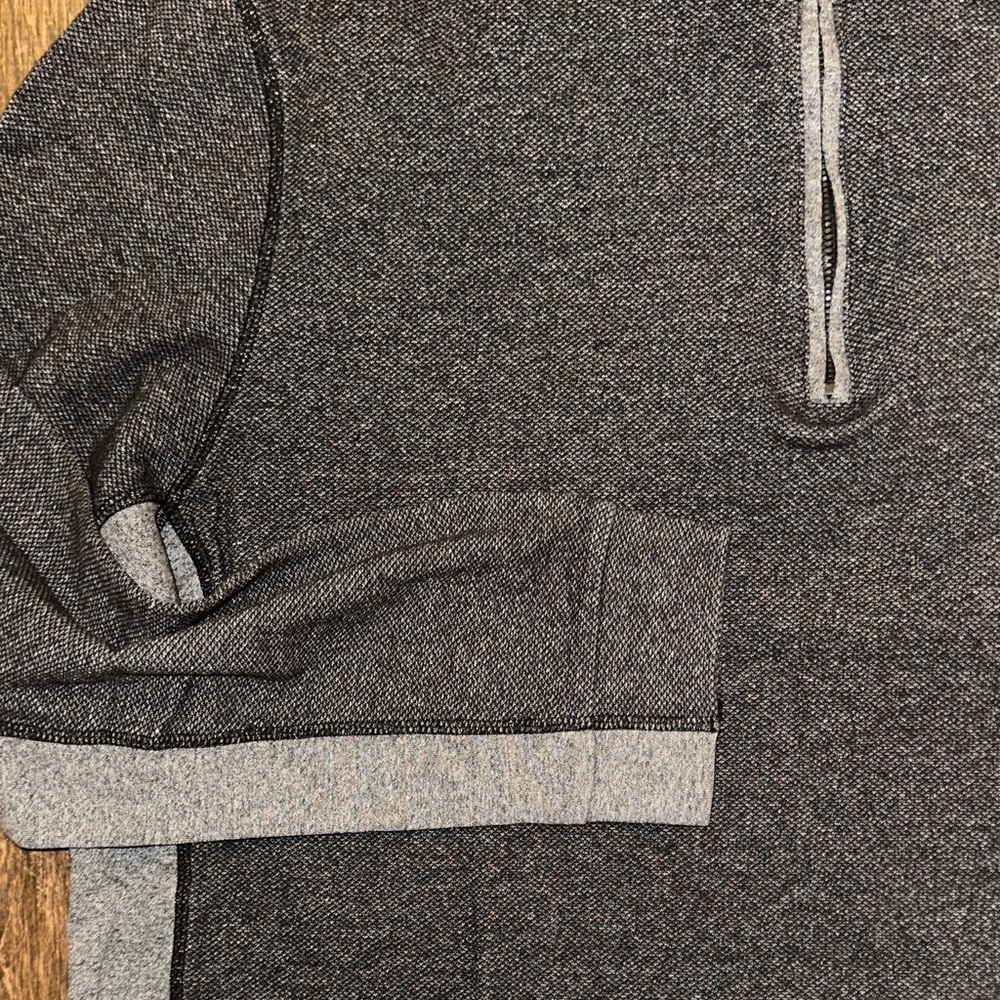 Murano Liquid Luxury Quarter Zip Pullover Sweater Gray Mens XL - Picture 6 of 9